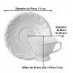 Xicara 70ml Avulsa Para Café Pomerode Com Pires Porcelana Schmidt